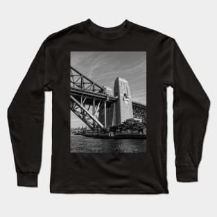 Northern End of Sydney Harbour Bridge, Sydney, NSW, Australia Long Sleeve T-Shirt